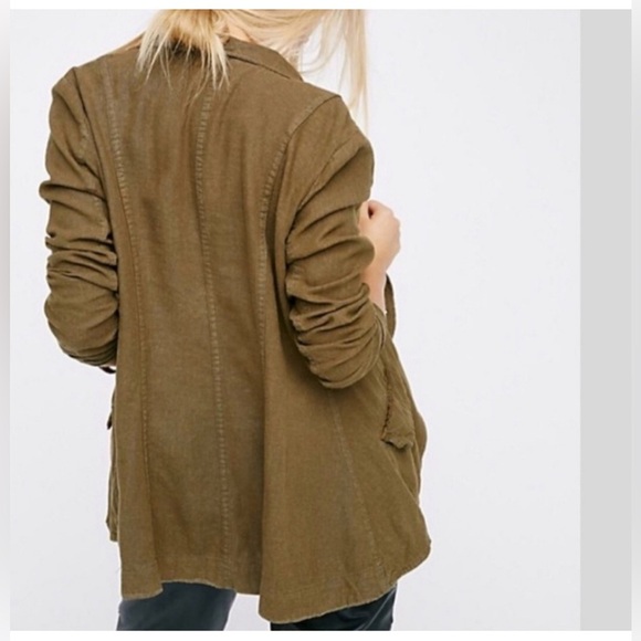 Free People Linen Blazer - Picture 4 of 13